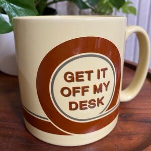 Taylor Swift Midnights Get It Off My Desk Coffee Cup Mug Official Merchandise